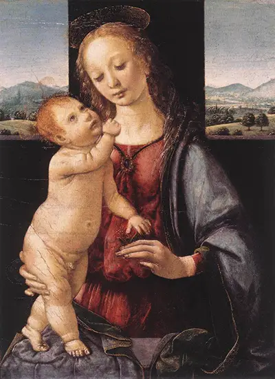 Madonna and Child with a Pomegranate Leonardo da Vinci